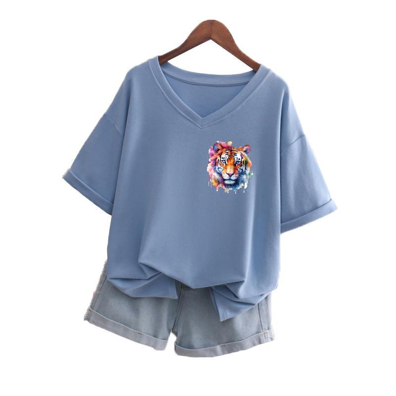 Cool Tiger Iron-On Transfers For Clothing New Diy Garment Accessory Heat Transfer Washable Thermal Patches Decals