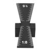 Aluminum alloy dovetail tool, woodworking tool, dovetail  ing connecting rul  1:5 1:8, sturdy and stable, easy to use, tilt