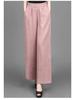 Women's 2025 Summer Cotton Linen Wide-Leg Pants - Simple, Casual, Thin, Loose, Elastic High Waist