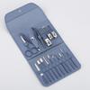 Neu 16 teile/satz Nagel Cutter Set Edelstahl Nagel Clippers Set Mit Klapp Tasche Maniküre Cutter Kits Schere Make-Up Schönheit Werkzeug