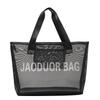 Tote bag Personalized bag Women's thickened transparent mesh gift shoulder bag, bridesmaid gift bag