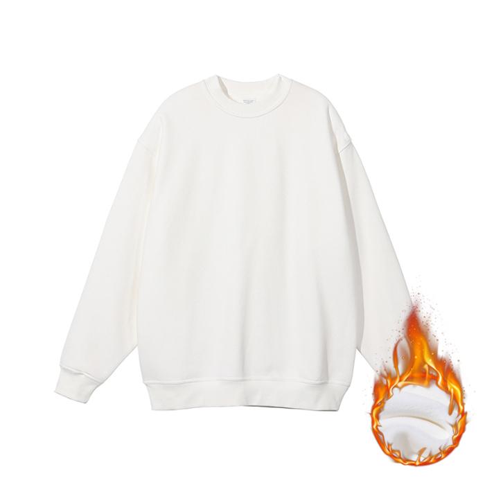 autumn winter cotton fleece warm Sweatshirt harajuku solid hoodies women men clothes thicken Long Sleeve UNISEX oversized hoodie