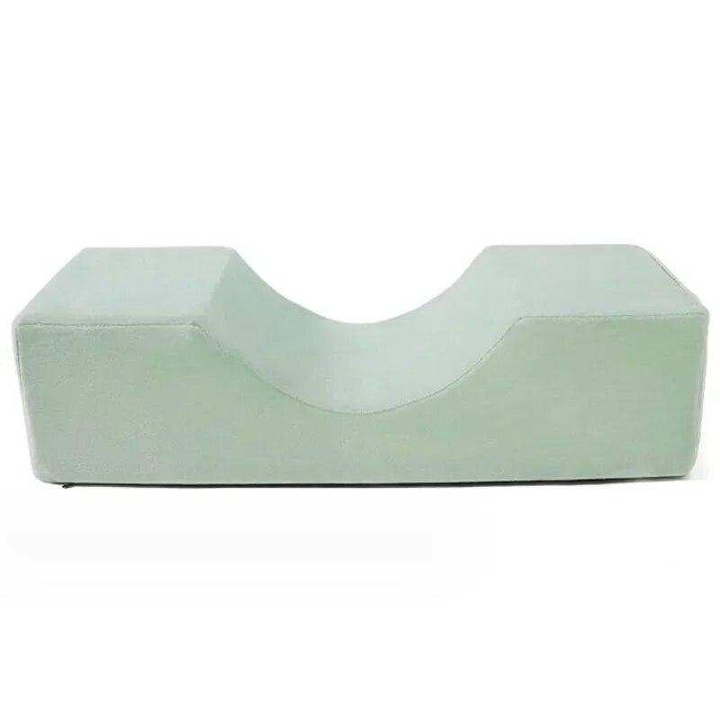 

Подушка для ресниц, поддержка шеи, мягкая подушка для прививки ресниц, подушка для наращивания ресниц из пены с эффектом памяти с карманным салоном для макияжа зелёный