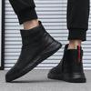 Boots Spring and Autumn Leather Breathable High-top Casual Leather Shoes Men's Business British Style Leather Boots