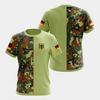 Tricou german Bărbați Skull Flag 3d Print Tops Moda Veteran Mânecă scurtă Tricou cu decolteu Ocazional Grafic Tricouri largi supradimensionate