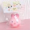 Stress Relief Squeezable Rabbits Pig Toy Portrable Accessory for Kids and Adults Soft Materials for Comfortable Touch