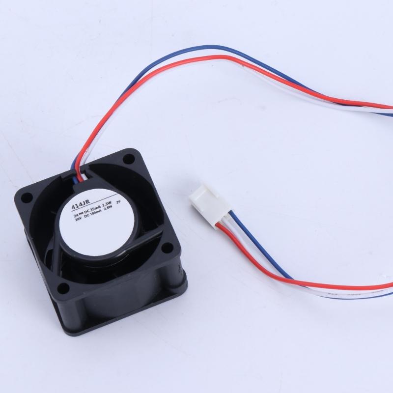 New CPU Coolers 414J/2 with a Complete set of Brackete, 24V 95mA 2.3W 3Pin 4x4x2.5 for Inverters Fan