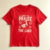 Off To Praise The Lord Cute Goose Christian Casual Graphic Tshirt Cute Floral Christian Shirt Unisex Crewneck Cotton Short Sleeve