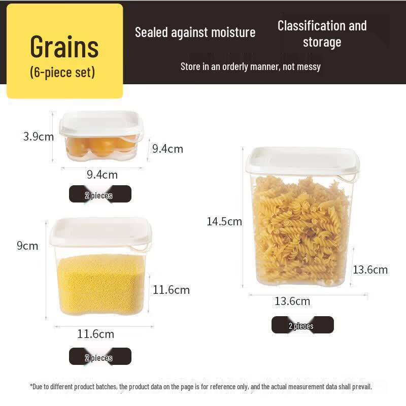 COOKER KING 6-Piece Food Storage Container Set