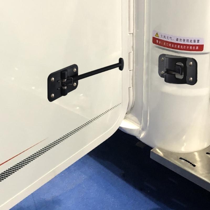 T-Stil Türriegel Halter Fang 6" Kunststoff Eingangstür Fangriegel Halter für Anhänger Wohnwagen Türhaltehaken