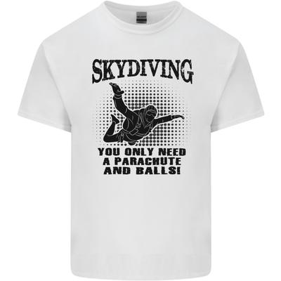 Skydiving Parachute Balls Skydiver Funny Unisexs Light Cotton TShirt