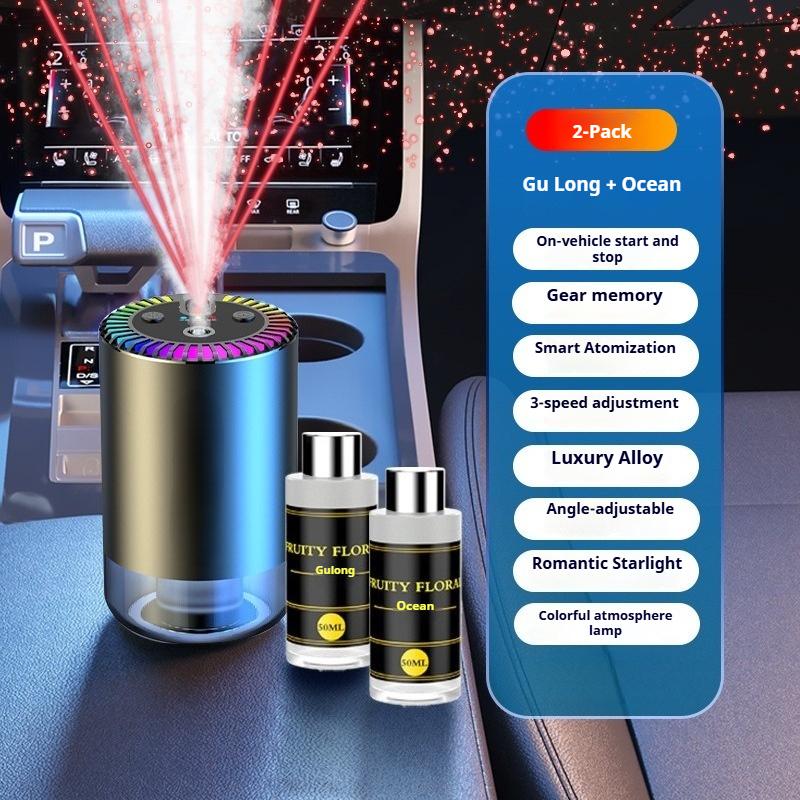 3-speed Adjustable Smart Aroma Diffuser Equipped with Starry Sky Ceiling and Romantic Atmosphere Lights Perfume Decorations
