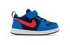 Nike Court Borough Low Top Skateboard Shoes Blue Red Black Infant And Toddler 870029-404
