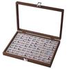 Walnut Wood Large Jewelry Box - Anti-Oxidation Storage for Rings, Earrings, Necklaces, and Bracelets