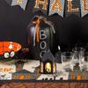 Luminous Halloween Castle Handheld Lantern Mini Candle Wind Lantern  Party Supplies