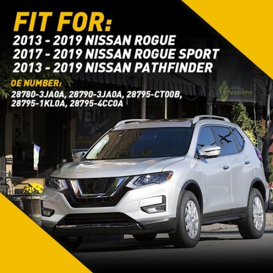 Rear Wiper Blade and Arm for 13-19 Nissan Rogue Pathfinder Back Windshield Wiper