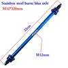 Multicolor M10/12 X220-360mm Motorcycle Front Wheel Shock Axle Medium Axle For Honda Yamaha RSZ JOG FORCE M3 Niu Scooter Parts