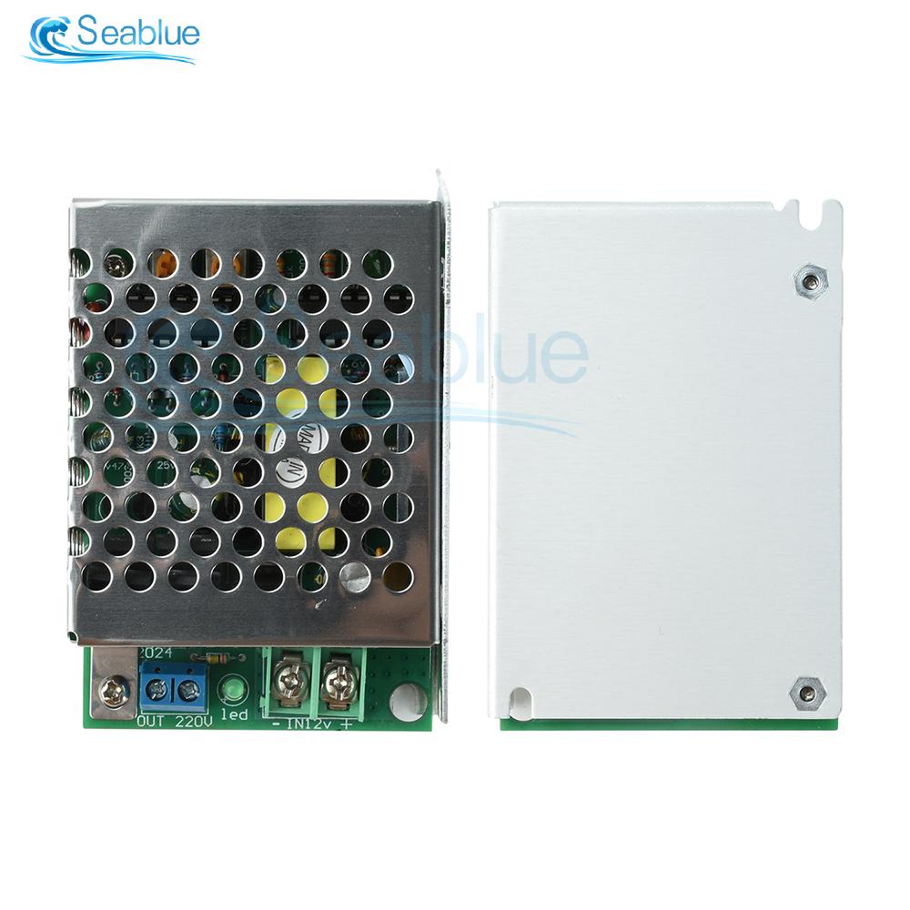 DC to AC Boost Module 50-100W Voltage Step Up Board DC 12-14.5V to AC 220V 50Hz Power Converter With Overheat Protection