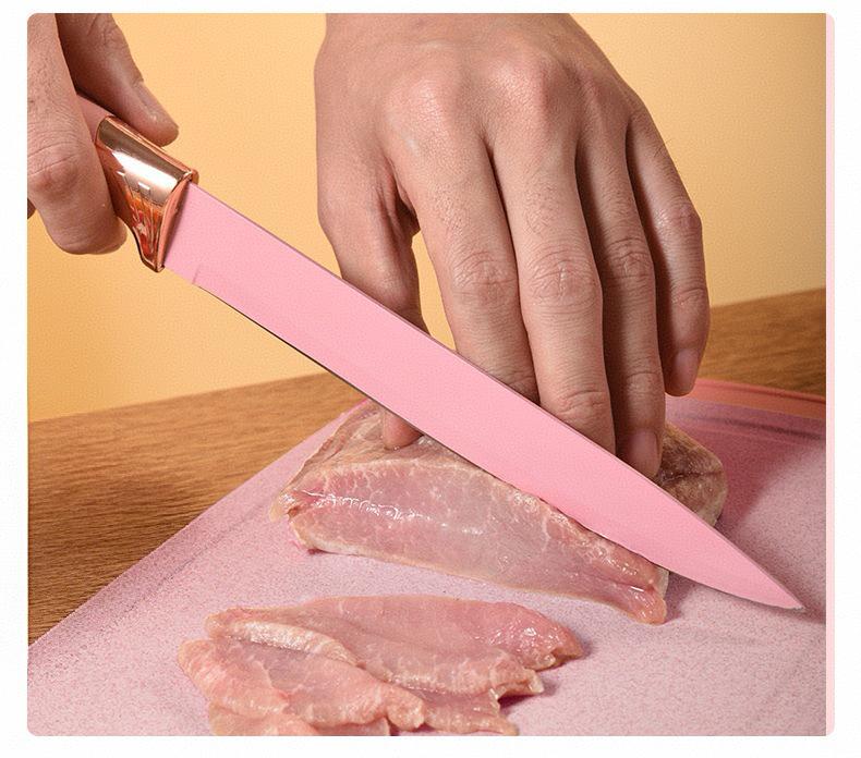 19-Piece Silicone Kitchen Utensil Set: Knives, Tools, Spatula, Ladle, Scraper, Cutting Board with Storage