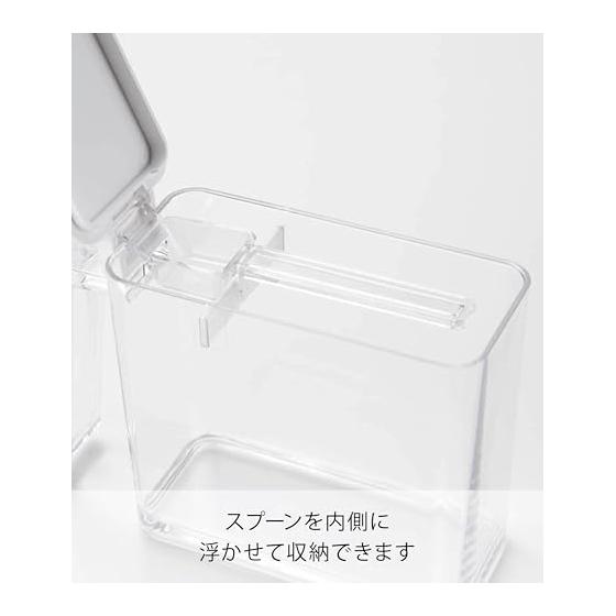 Yamazaki Jitsugyo Seasoning Stocker Aqua S White 2886