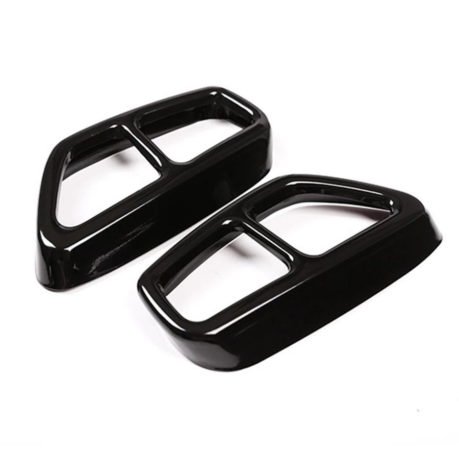 For 2017-18 BMW 5 Series G30 G31 Dual Exhaust Pipe Tip Covers Stainless Steel 2x