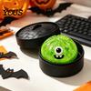 Steamed Bun Sensory Toy Halloween Dumpling Squeeze with Steamer Box, Pumpkin Ghost Bat Decompression for Stress Relief, Party Favors Relief Gadget