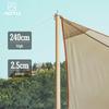 Portable 5.2m Outdoor Butterfly Canopy: Waterproof Oxford Cloth Gazebo and Sun Shade Tent for Camping.