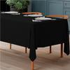 Solid Color Rectangle Tablecloth Dustproof Anti-scratch Dining Table Cover for Wedding Party Exhibition Advertising Decoration