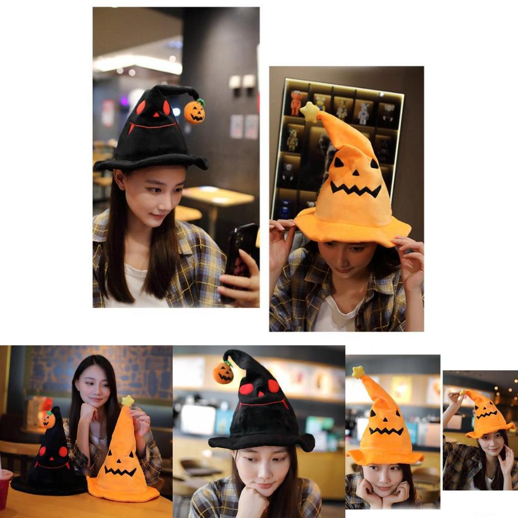 Adorable Plush Pumpkin Elf Hat For Halloween Festive Decorations And Cute Accessories