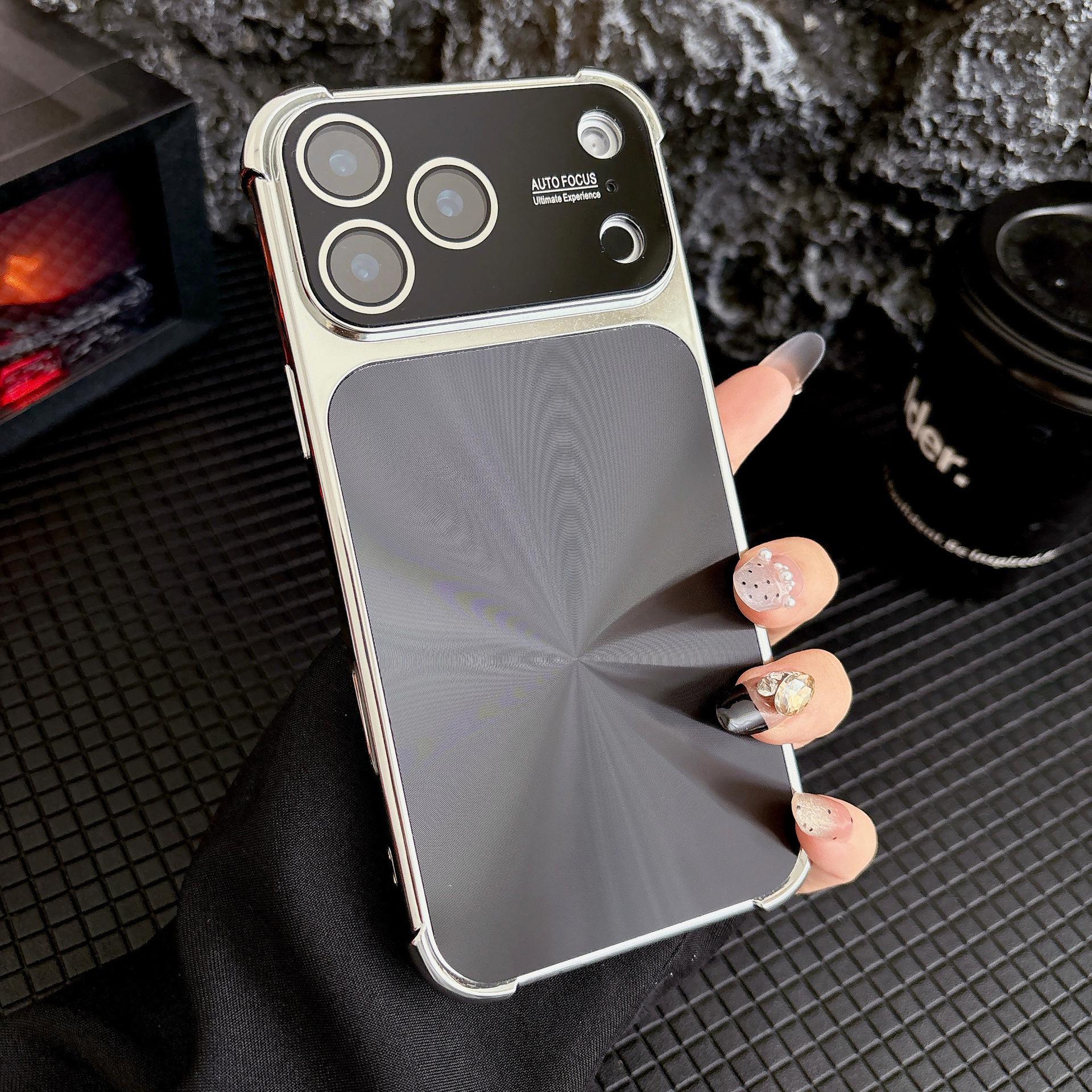 

Electroplated Large-Window Lens Case for iPhone 17 Pro Max/16/15/14 13 Pro Max