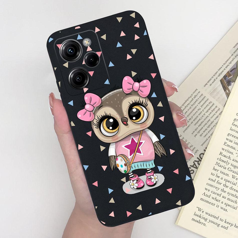 Cell Phone Case For Xiaomi Poco X5 Pro 5G Trendy Pattern Silicone Protective Matte Cover For PocoX5 X 5 X5Pro Capa Funda Bumper