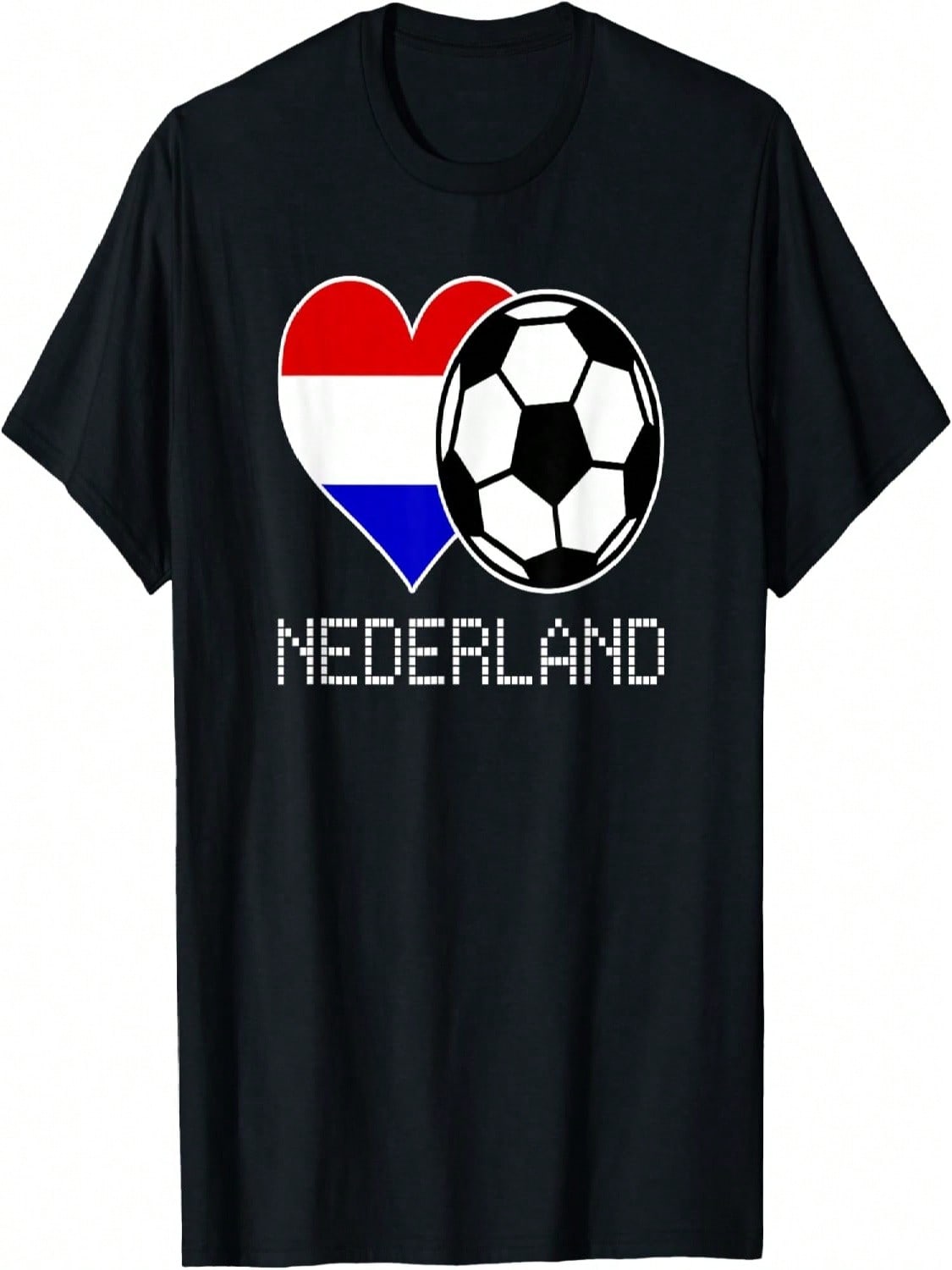 Nederland Soccer Dutch Flag Love Netherlands Pride Heart T-Shirt S разноцветный