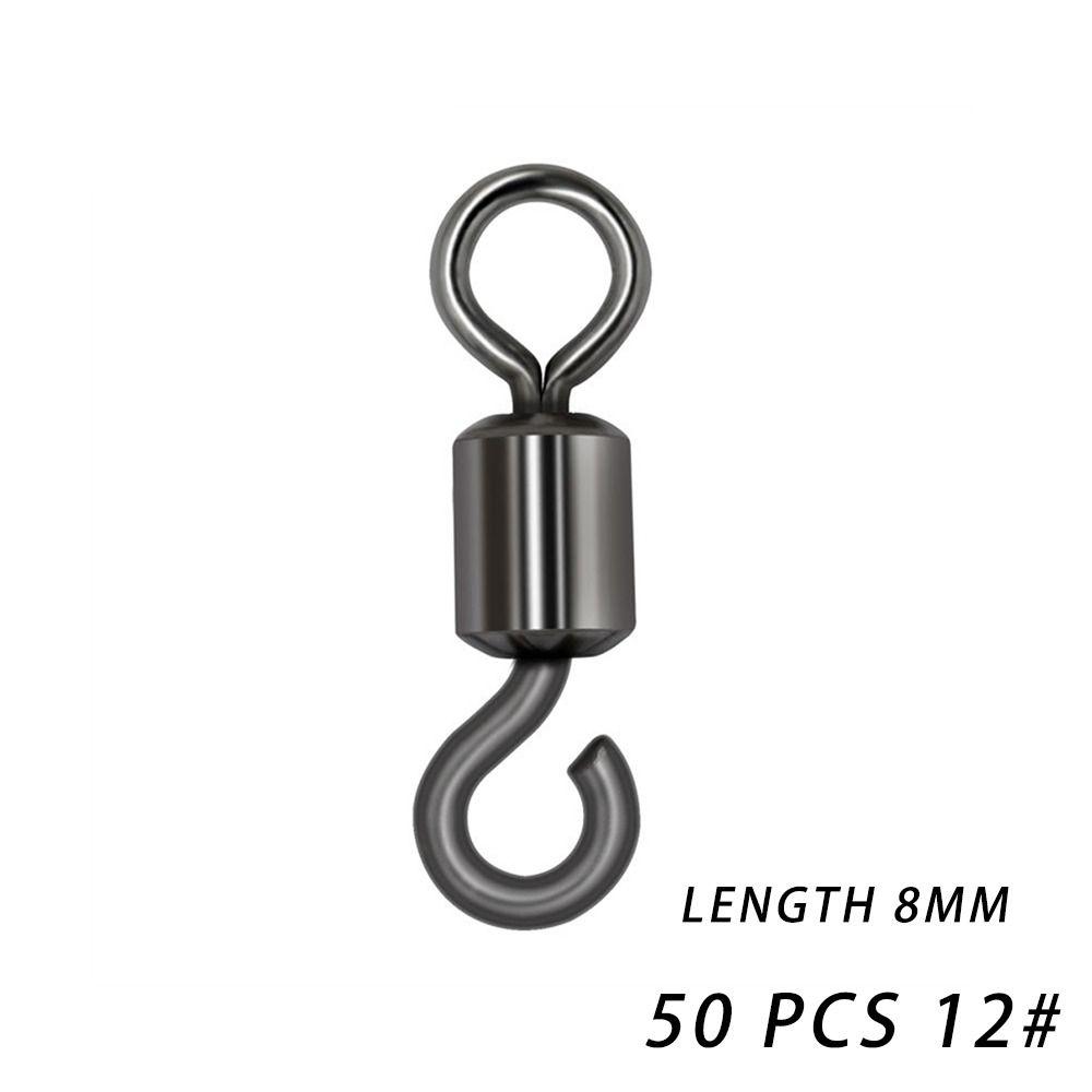 Sequins 8 Shape Rolling Swivel Fishing Connector Opening Rotating Ring Opening Fishing Swivel