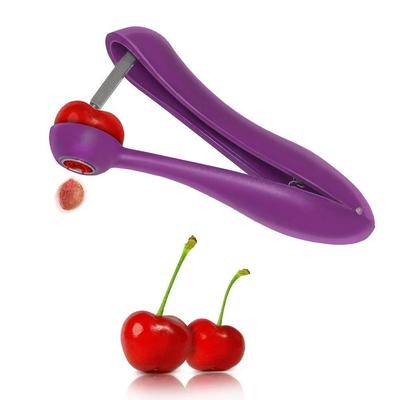 Entkerner Kirschentkerner Kirschen Kreative Küchenhelfer Modisch Einfach Kirschfrucht Kern Samenentferner Schnell Entkernen Drücken