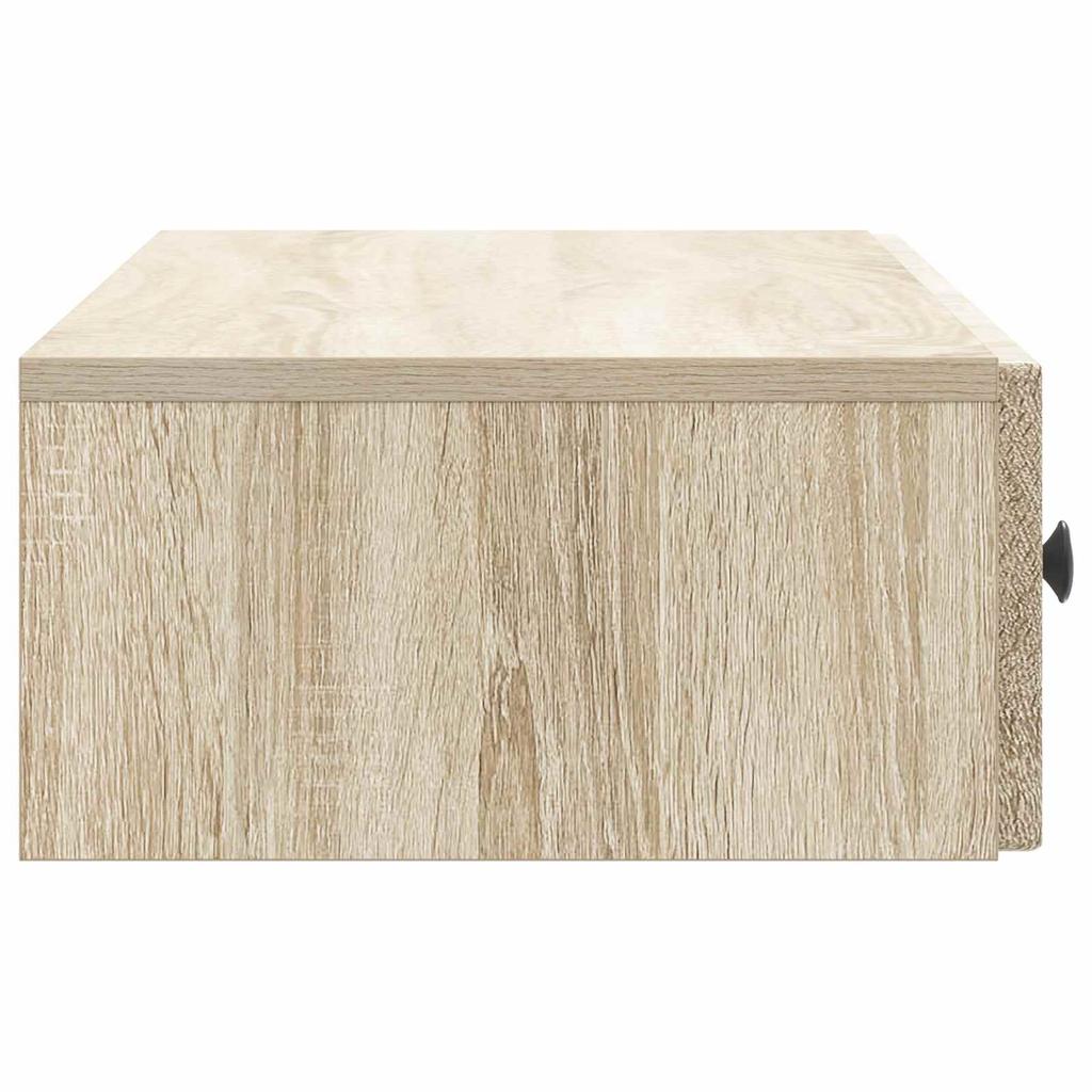 Wall Mounted Side Table Sonoma Oak 87.5 X 34.5 X 17 Cm