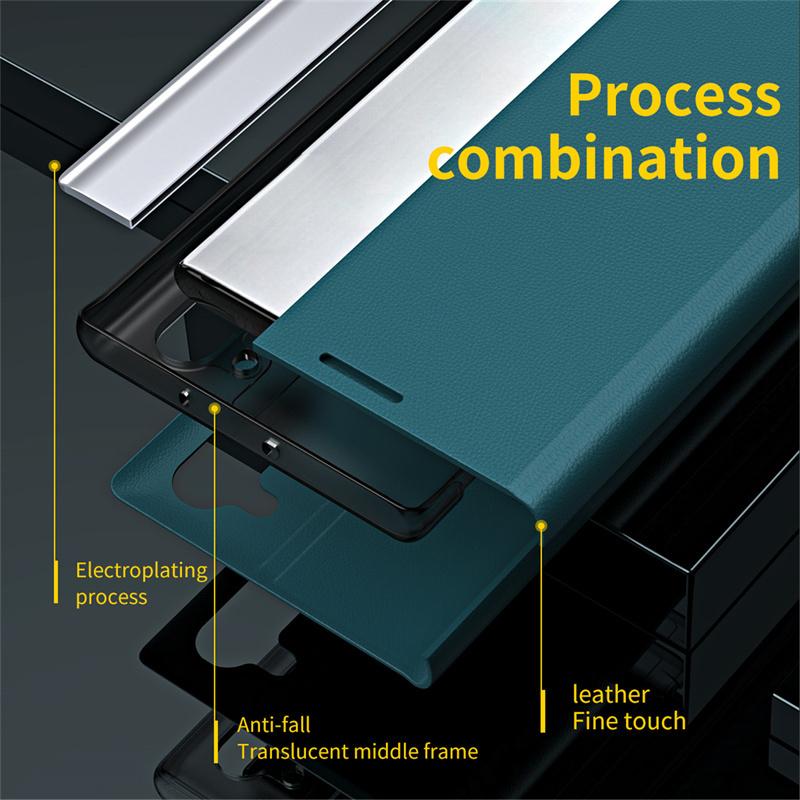 Leather Flip Case for Samsung Galaxy A55 A16 5G A35 A25 A15 A73 A53 A33 A13 Cases for Samsung A54 A34 A14 A52 A56 A36 A26 Cover