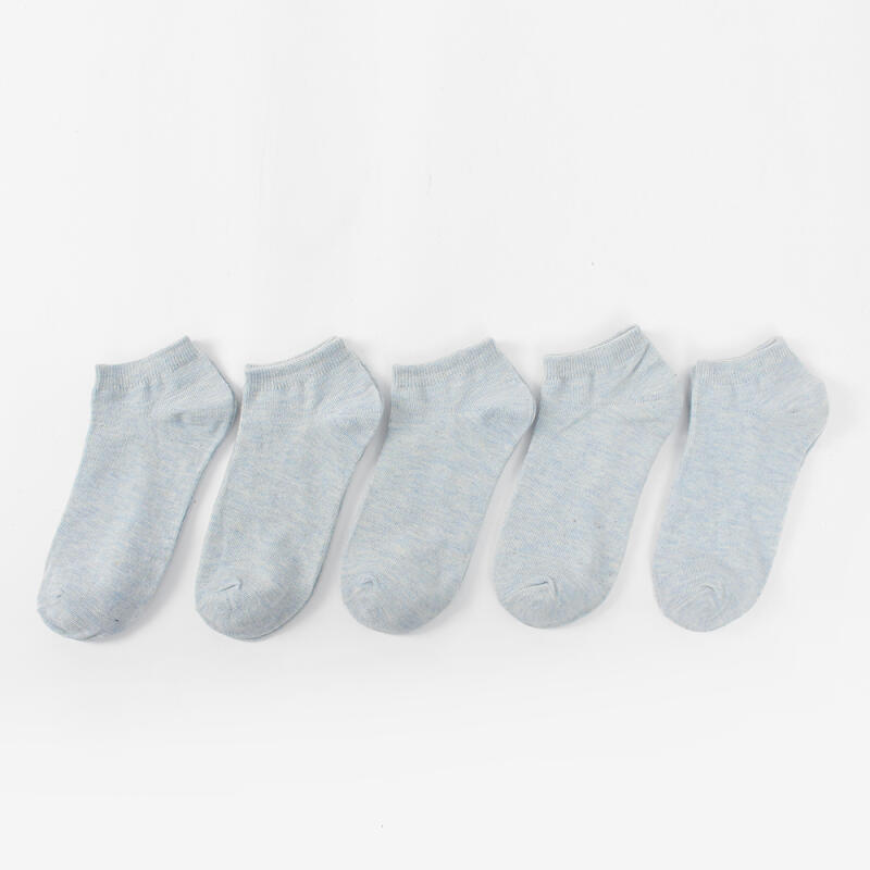 5 Pairs of Women's Ankle Socks (Blue)