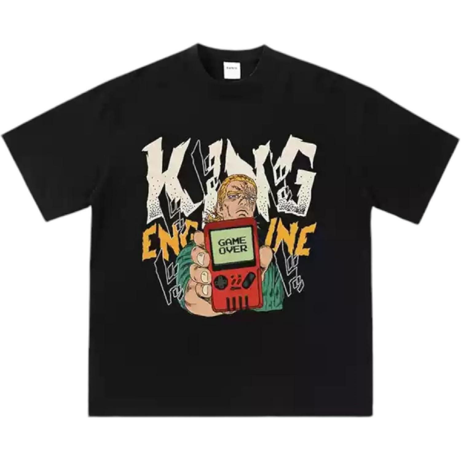

Anime Heavy Cotton T-Shirt Unisex Assorted XXXXXL чорний
