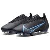 Nike Mercurial Vapor 14 FG Firm Ground Cushioning Slip Resistant Abrasion Resistant Soccer Shoes Men's Black Blue CQ7635-004