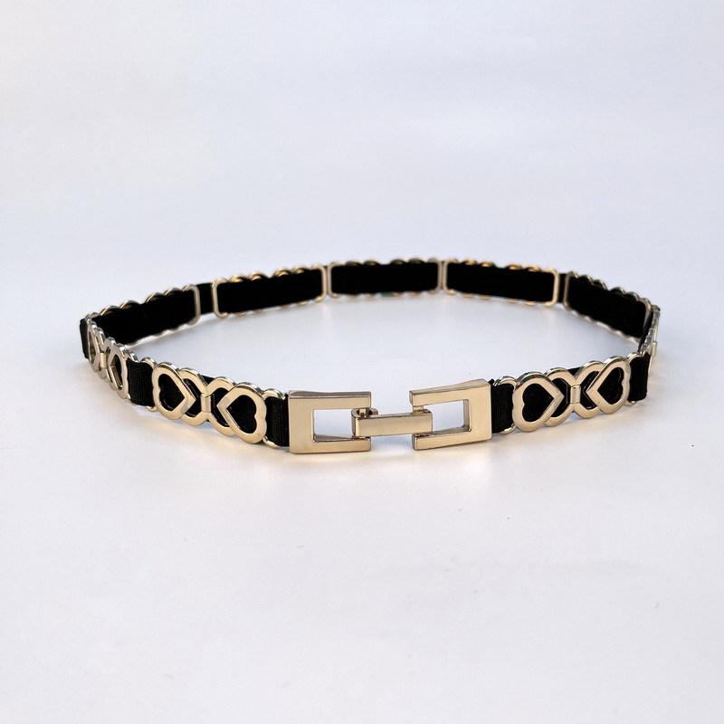 Slim Belt Waist-hugging for Women's Fashionable Simple and Versatile Decoration with Dress Accessories Skirt Summer Elastic Elastic Waist Seal