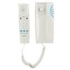 Mini Wall mounted Desktop Dual use Landline Wired Home Office Fixed Telephone (White)