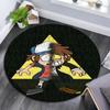 Dipper Pines pattern round rug,Carpet Rug for Living Room Bedroom Playroom ,Non-slip Floor Mat,Holiday Gifts and Birthday Gifts.