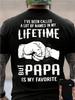 Fun "Dad" Harajuku Black Elastic Unisex Boxing Tee All Season Casual Cotton Top