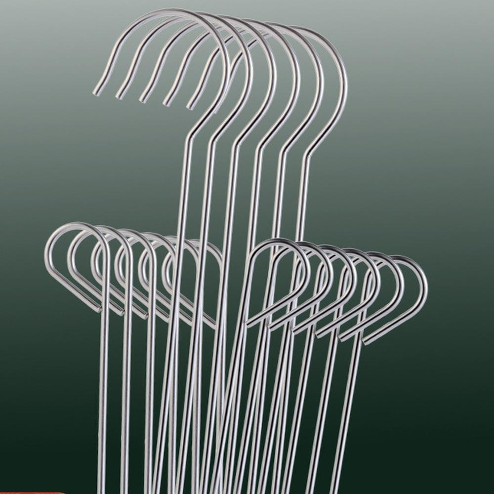 Windproof Non-Slip Solid Drying Rack Stainless Steel Shoe Rack Outdoor Balcony Creative Hook