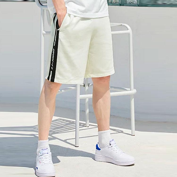 Li Ning Sports Fashion Collection Sports Shorts Men's Ivory Moderate AKSR289-4