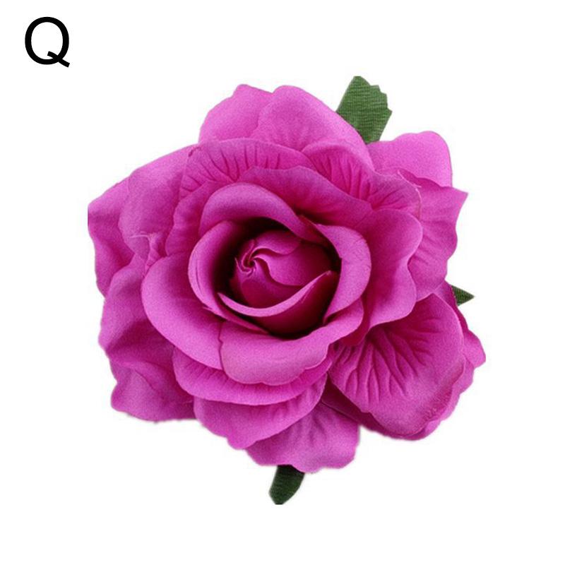 1PC Women Brooch Rose Flower Hair Jewelry Bridal Hairpins Hair Clip Wedding Bridesmaid Headwear