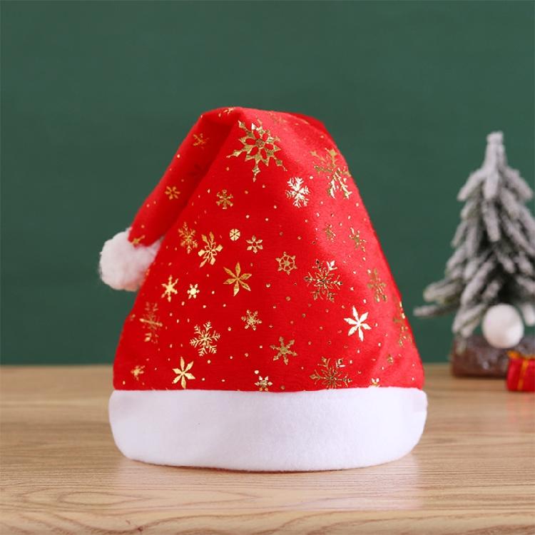 Cute Children Christmas Hat Plush Santa Hat for Casual Birthday Festival Photo