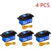 20kg High Torque Servo with Steering Servo Arm Metal Gear Servo for 1/10 RC Car For Tamiya For Touring Drift Car/Boat 1-5 PCS
