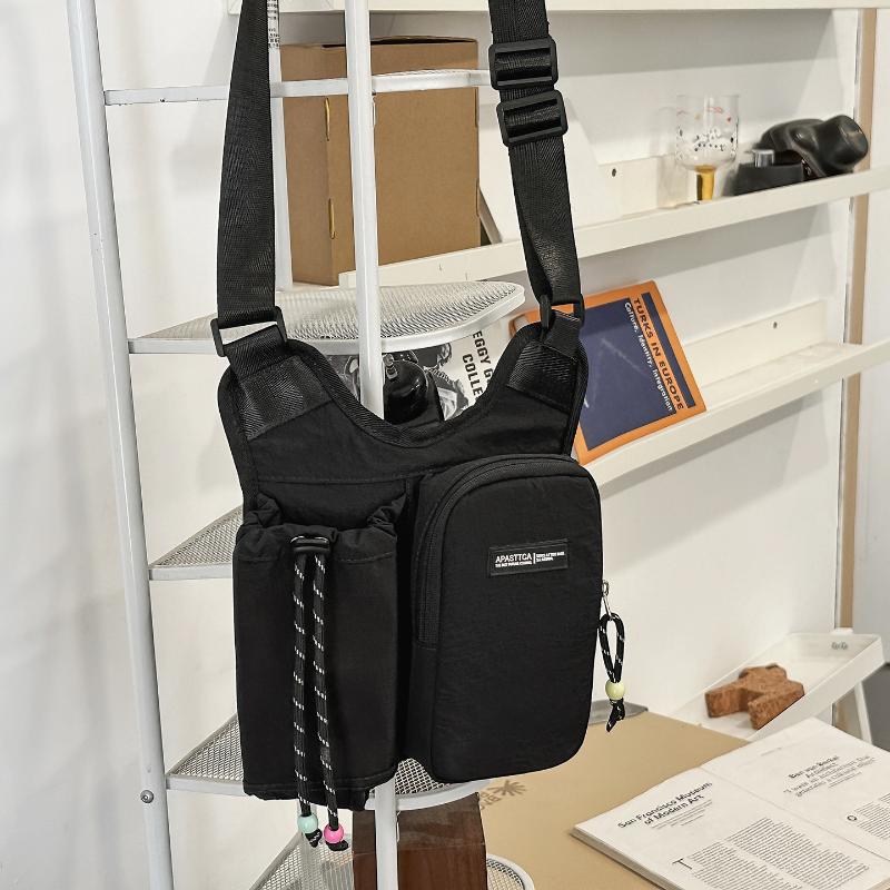 

Portable Water Bottle Bag With Adjustable Shoulder Strap Phone Water Bottle Storage Bags Outdoor Sports Water Cup Bags