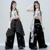 Trendy Girls' Jazz & Hip Hop Dance Crop Top Performance Costume